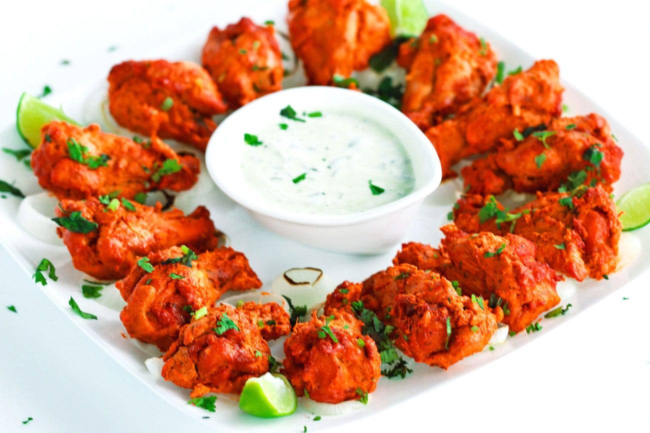 Oven Grilled Chicken Tikka Drumettes